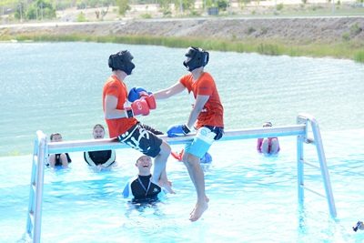 ปั้นจั่น-รอน หนีร้อนท้าดวลความฟิตพิชิตความมันส์ที่ Black Mountain Water Park