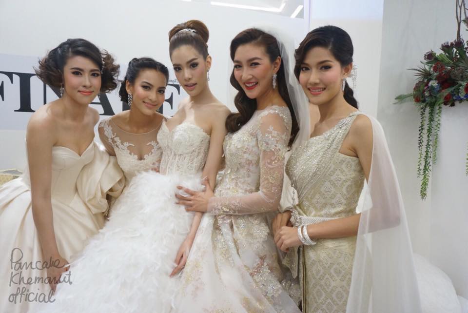 "แพนเค้ก เขมนิจ" ซุปตาร์ดีกรีนางเเบบโลกสวยสมฉายา ในงานแฟชั่นโชว์ Finale Wedding Studio 2015!!
