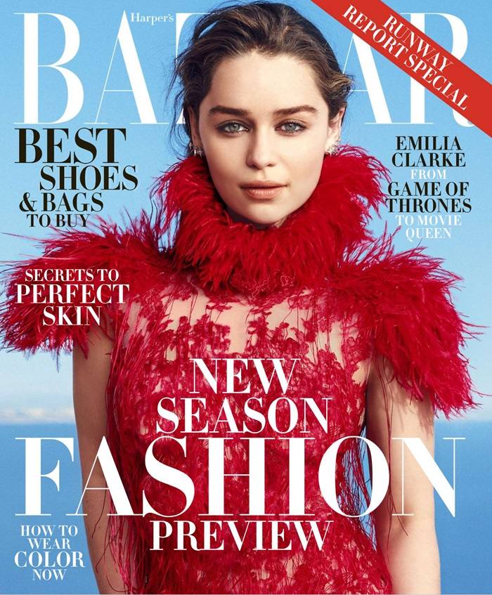 Emilia Clarke @ Harper's Bazaar US June 2015