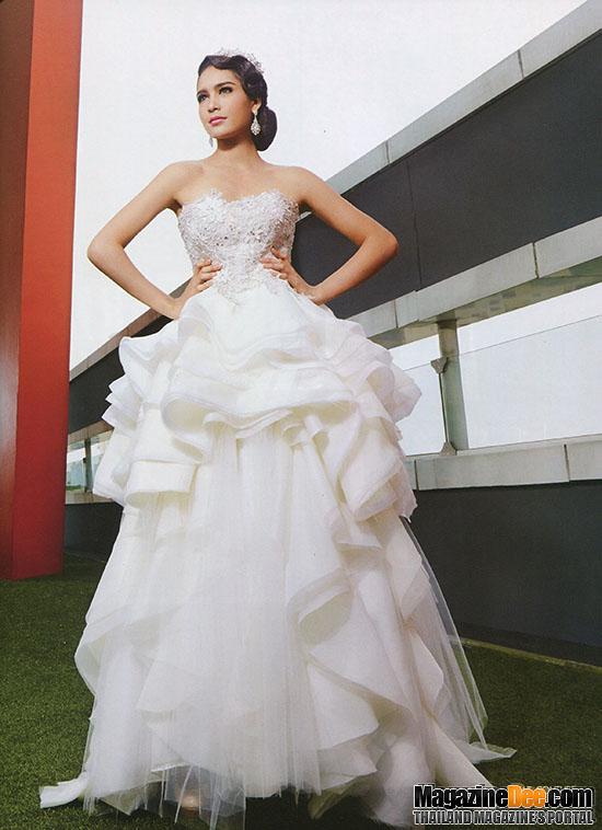 เซฟฟานี่ อาวะนิค ดาวรุ่ง7สี นิตยสาร WEDDING CREATION+HONEYMOON vol. 6 no. 20 April 2015
