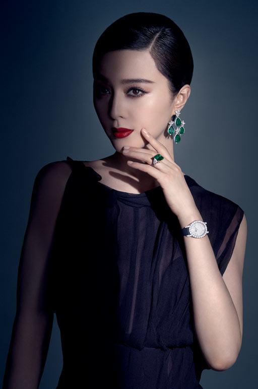 Fan Bing Bing กับเครื่องเพชร Chopard และ Cartier