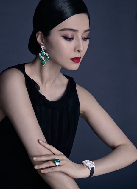 Fan Bing Bing กับเครื่องเพชร Chopard และ Cartier