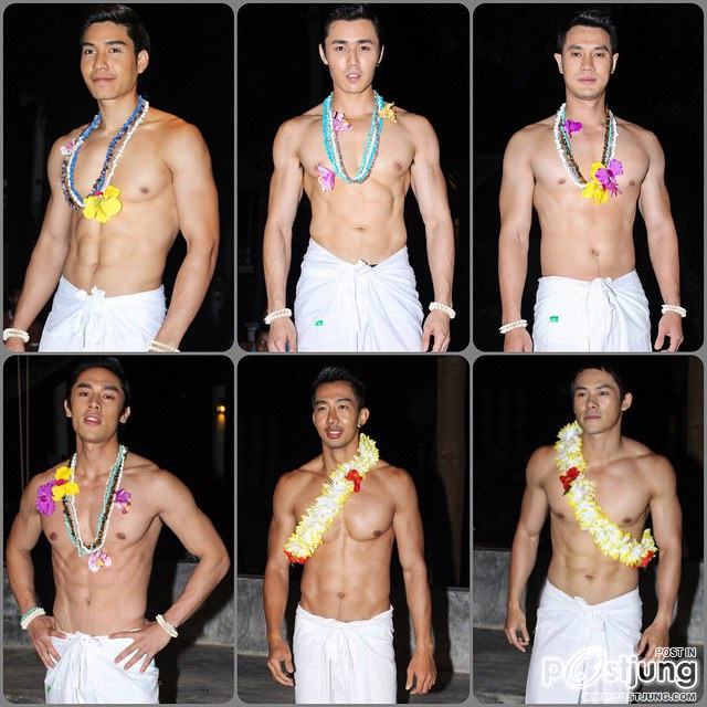 8นายแบบหนุ่ม Active Model on the Beach @เสม็ด