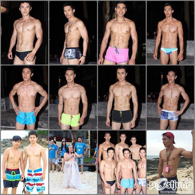 8นายแบบหนุ่ม Active Model on the Beach @เสม็ด