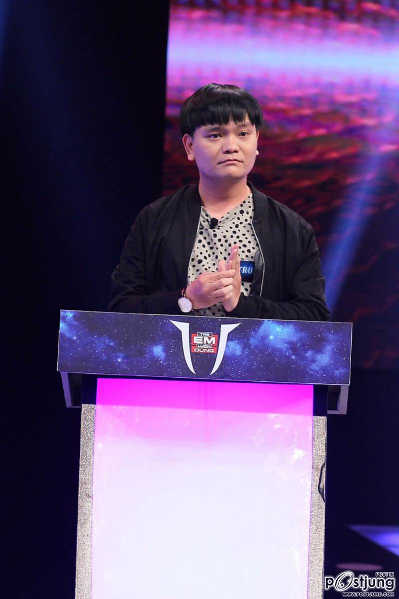 Koolcheng Trịnh T&uacute; Trung in gameshow "Trẻ Em Lu&ocirc;n Đ&uacute;ng"