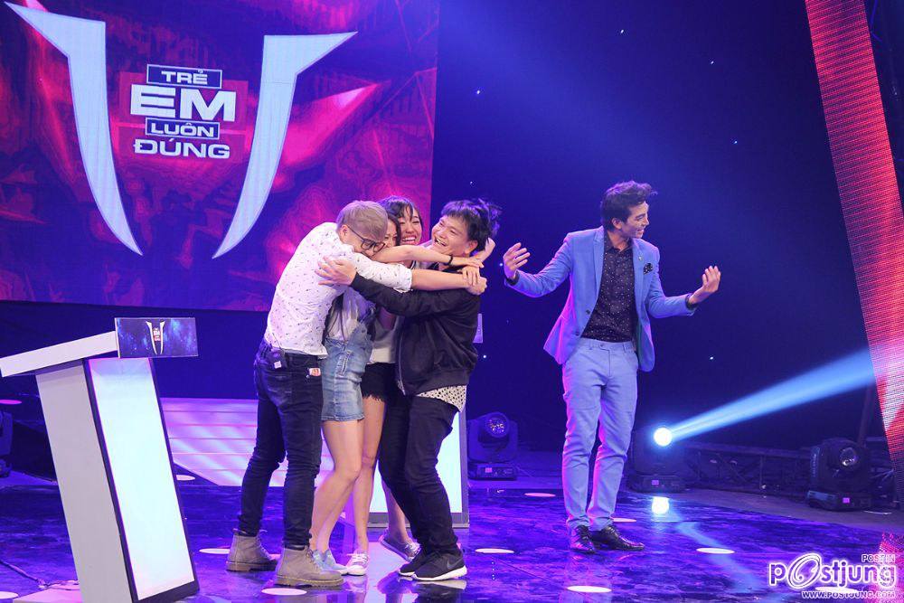 Koolcheng Trịnh T&uacute; Trung in gameshow "Trẻ Em Lu&ocirc;n Đ&uacute;ng"