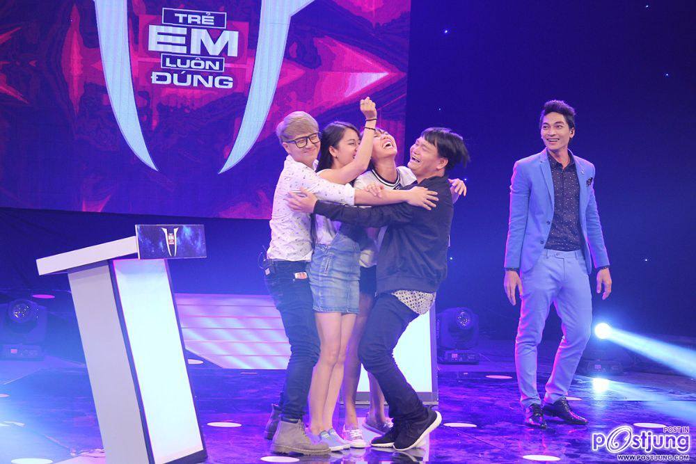 Koolcheng Trịnh T&uacute; Trung in gameshow "Trẻ Em Lu&ocirc;n Đ&uacute;ng"