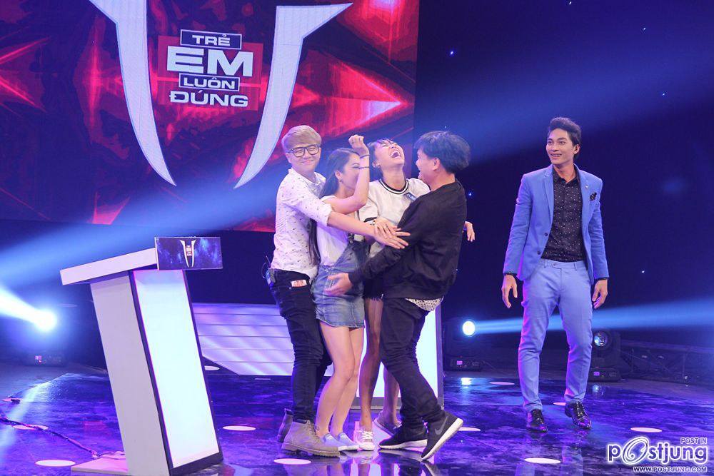 Koolcheng Trịnh T&uacute; Trung in gameshow "Trẻ Em Lu&ocirc;n Đ&uacute;ng"