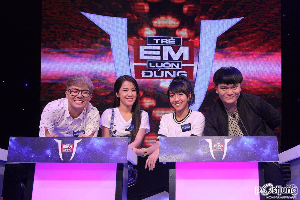 Koolcheng Trịnh T&uacute; Trung in gameshow "Trẻ Em Lu&ocirc;n Đ&uacute;ng"