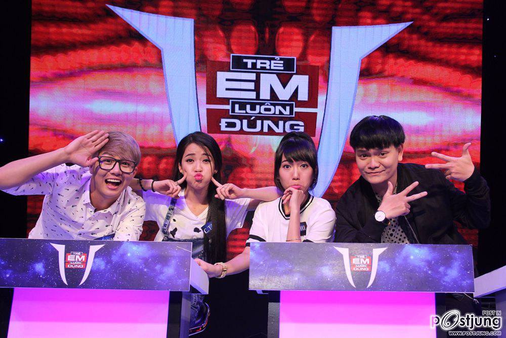 Koolcheng Trịnh T&uacute; Trung in gameshow "Trẻ Em Lu&ocirc;n Đ&uacute;ng"