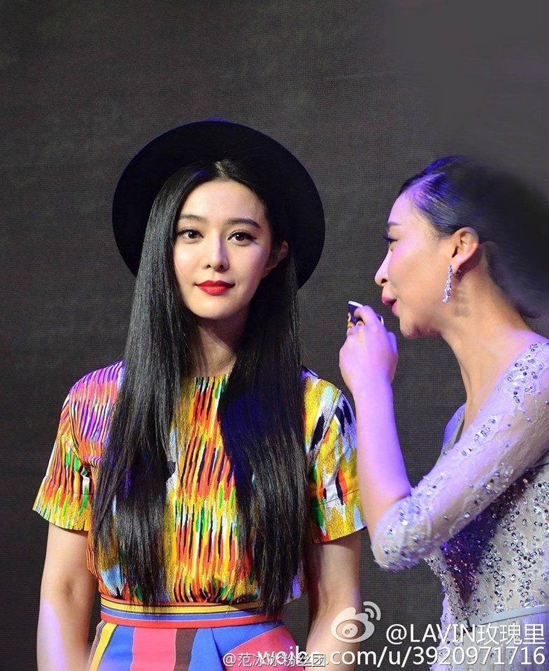 Fan Bing Bing สวย ชิค สุดๆ ในชุดสีรุ้งของ Peter Pilotto @Unicorn Nights