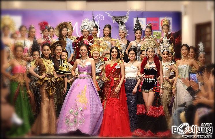 งดงาม อลังกว่าทุกปี สาวงาม  Miss Universe Thailand 2015 &ndash;รอบ Creative Thai