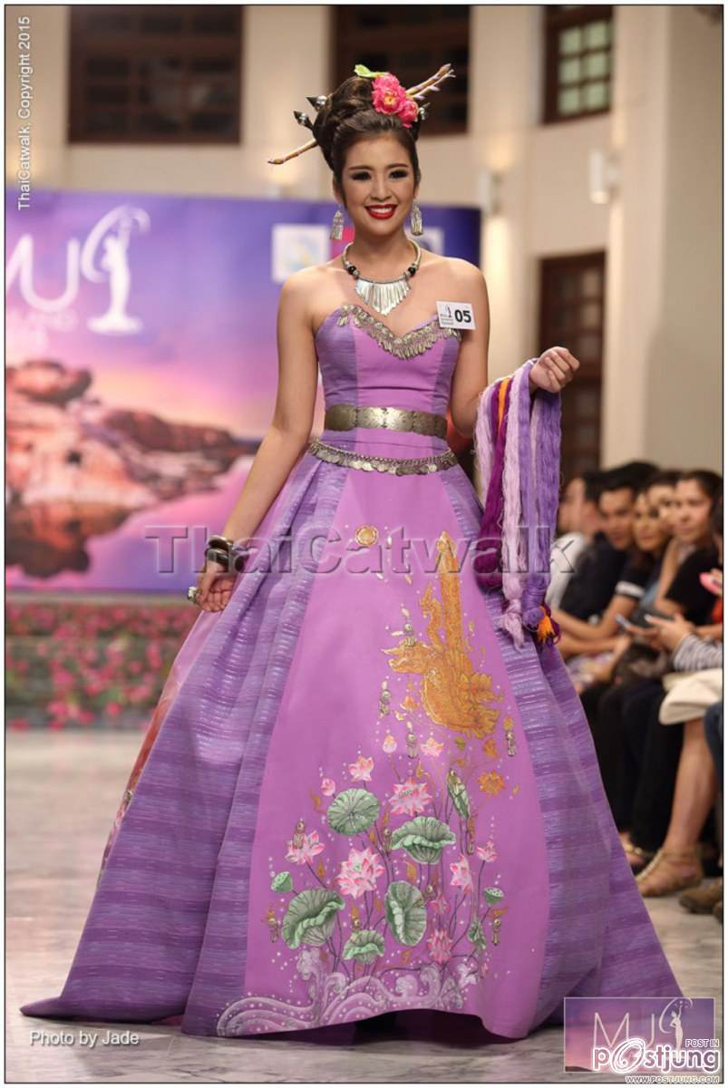 งดงาม อลังกว่าทุกปี สาวงาม  Miss Universe Thailand 2015 &ndash;รอบ Creative Thai