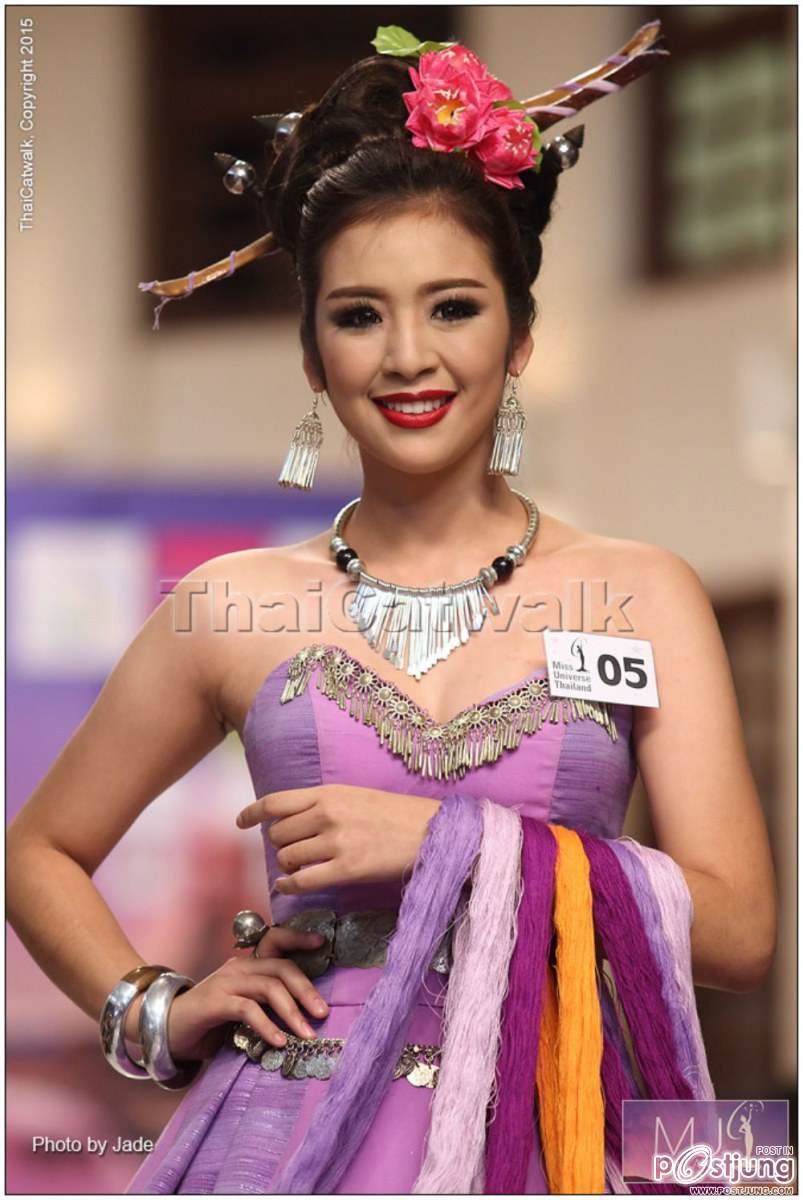 งดงาม อลังกว่าทุกปี สาวงาม  Miss Universe Thailand 2015 &ndash;รอบ Creative Thai