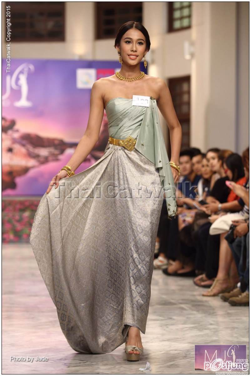 งดงาม อลังกว่าทุกปี สาวงาม  Miss Universe Thailand 2015 &ndash;รอบ Creative Thai