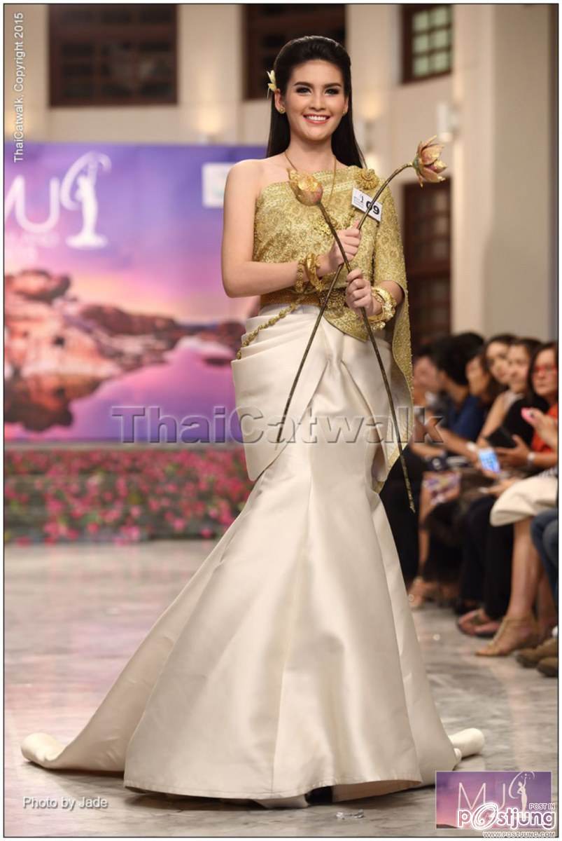 งดงาม อลังกว่าทุกปี สาวงาม  Miss Universe Thailand 2015 &ndash;รอบ Creative Thai