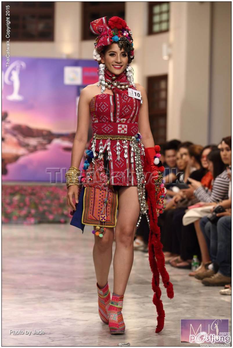 งดงาม อลังกว่าทุกปี สาวงาม  Miss Universe Thailand 2015 &ndash;รอบ Creative Thai