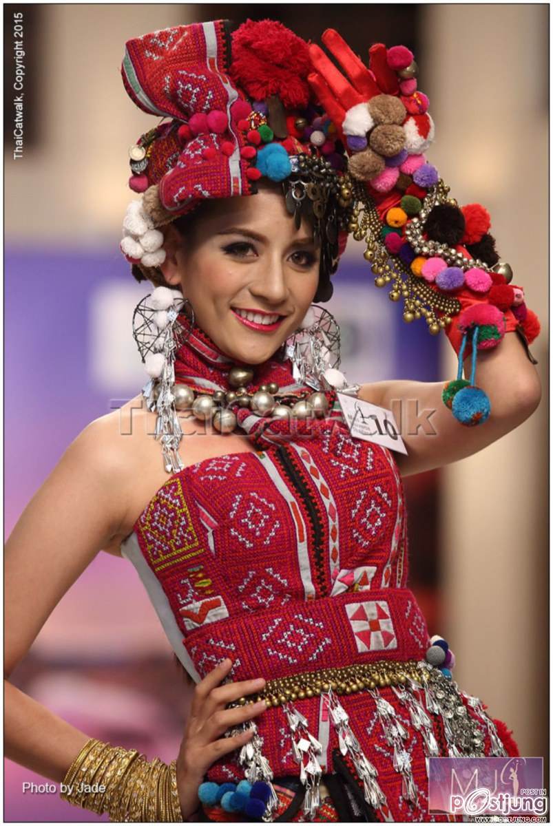 งดงาม อลังกว่าทุกปี สาวงาม  Miss Universe Thailand 2015 &ndash;รอบ Creative Thai