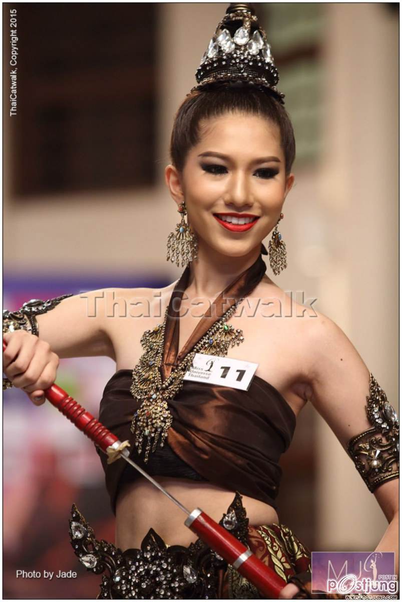 งดงาม อลังกว่าทุกปี สาวงาม  Miss Universe Thailand 2015 &ndash;รอบ Creative Thai