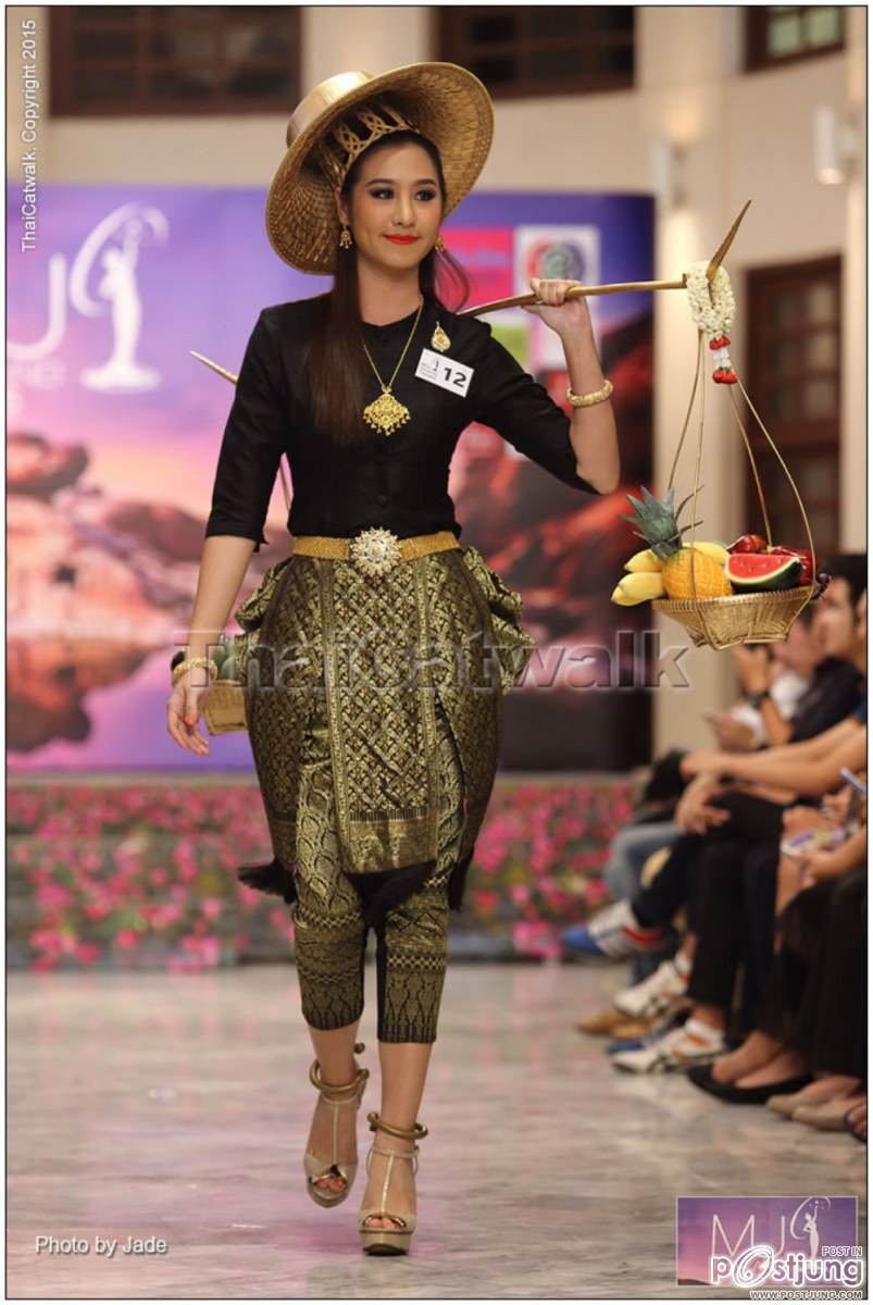 งดงาม อลังกว่าทุกปี สาวงาม  Miss Universe Thailand 2015 &ndash;รอบ Creative Thai