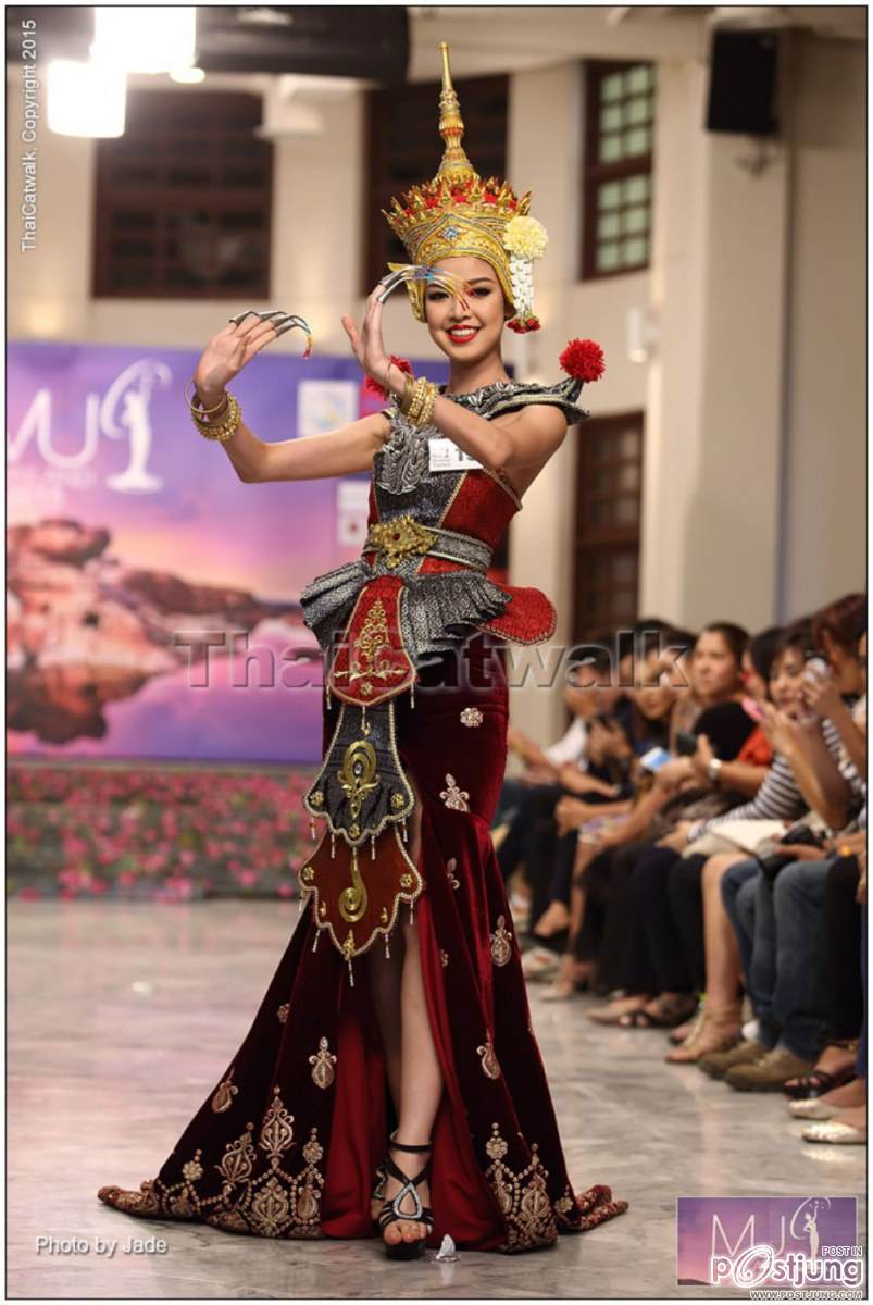 งดงาม อลังกว่าทุกปี สาวงาม  Miss Universe Thailand 2015 &ndash;รอบ Creative Thai