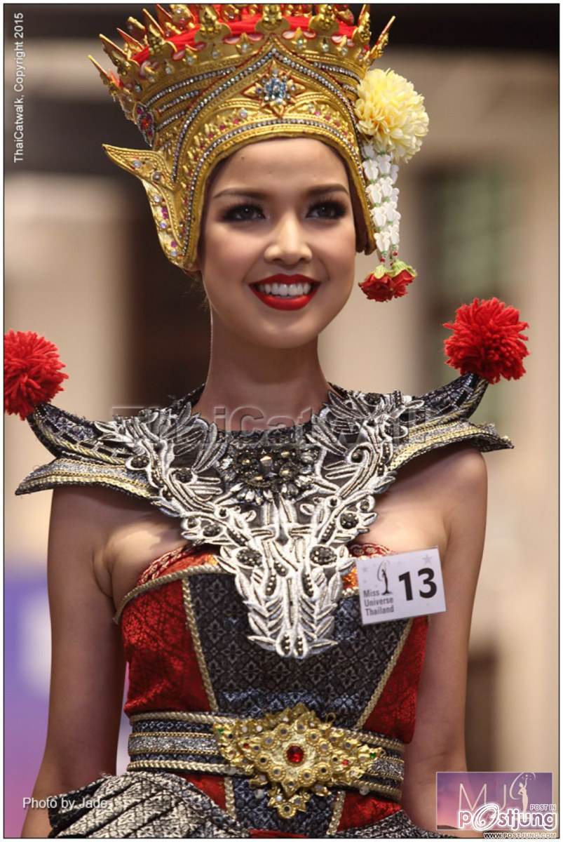 งดงาม อลังกว่าทุกปี สาวงาม  Miss Universe Thailand 2015 &ndash;รอบ Creative Thai
