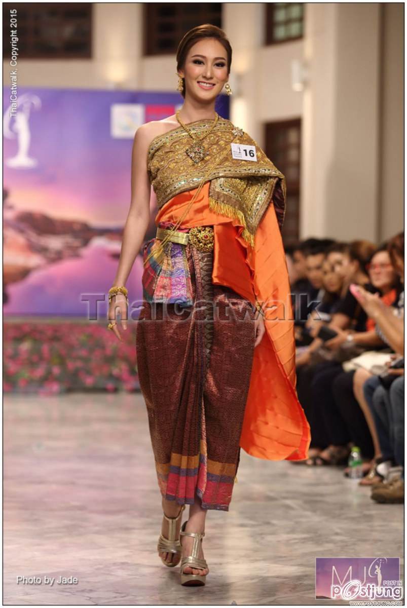 งดงาม อลังกว่าทุกปี สาวงาม  Miss Universe Thailand 2015 &ndash;รอบ Creative Thai