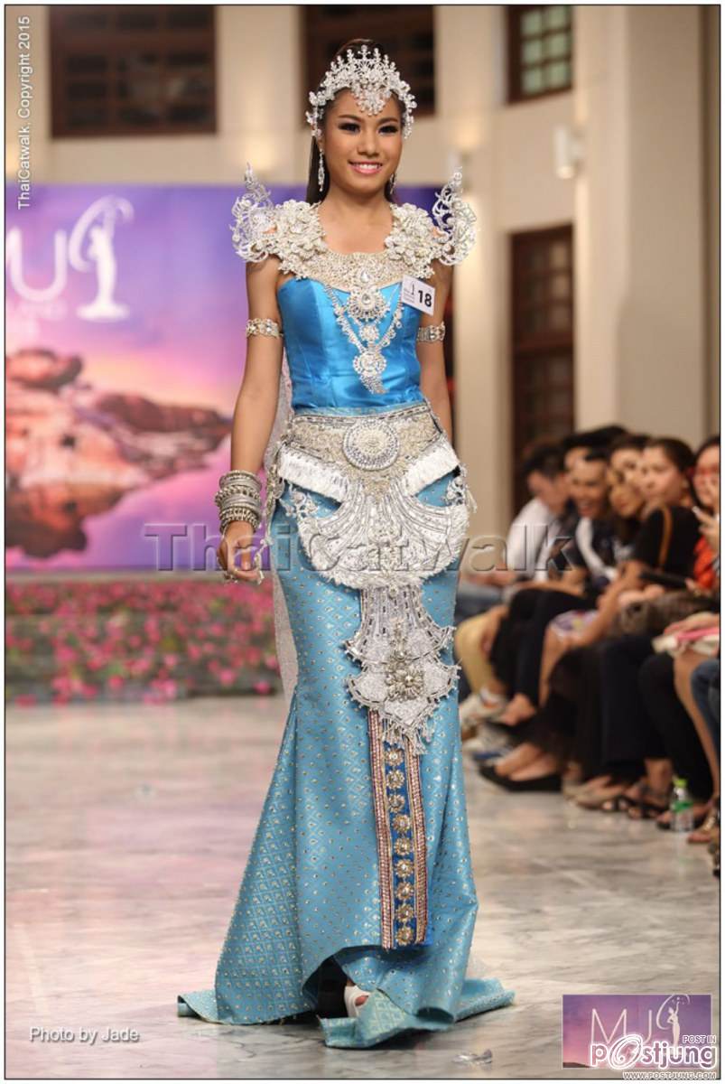 งดงาม อลังกว่าทุกปี สาวงาม  Miss Universe Thailand 2015 &ndash;รอบ Creative Thai