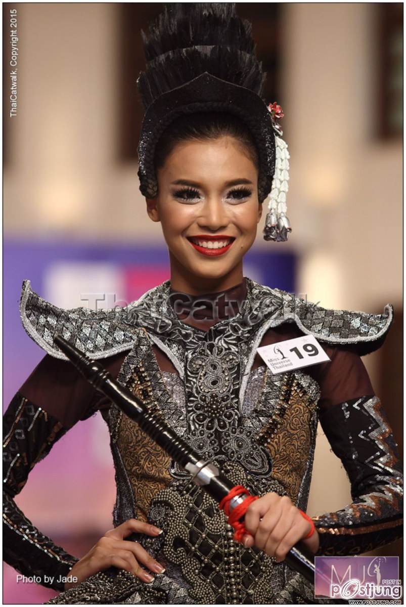 งดงาม อลังกว่าทุกปี สาวงาม  Miss Universe Thailand 2015 &ndash;รอบ Creative Thai
