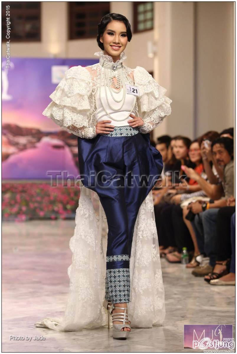 งดงาม อลังกว่าทุกปี สาวงาม  Miss Universe Thailand 2015 &ndash;รอบ Creative Thai