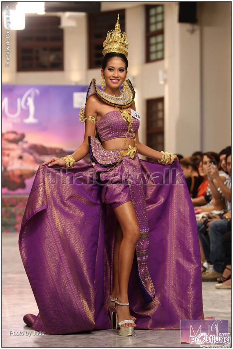 งดงาม อลังกว่าทุกปี สาวงาม  Miss Universe Thailand 2015 &ndash;รอบ Creative Thai