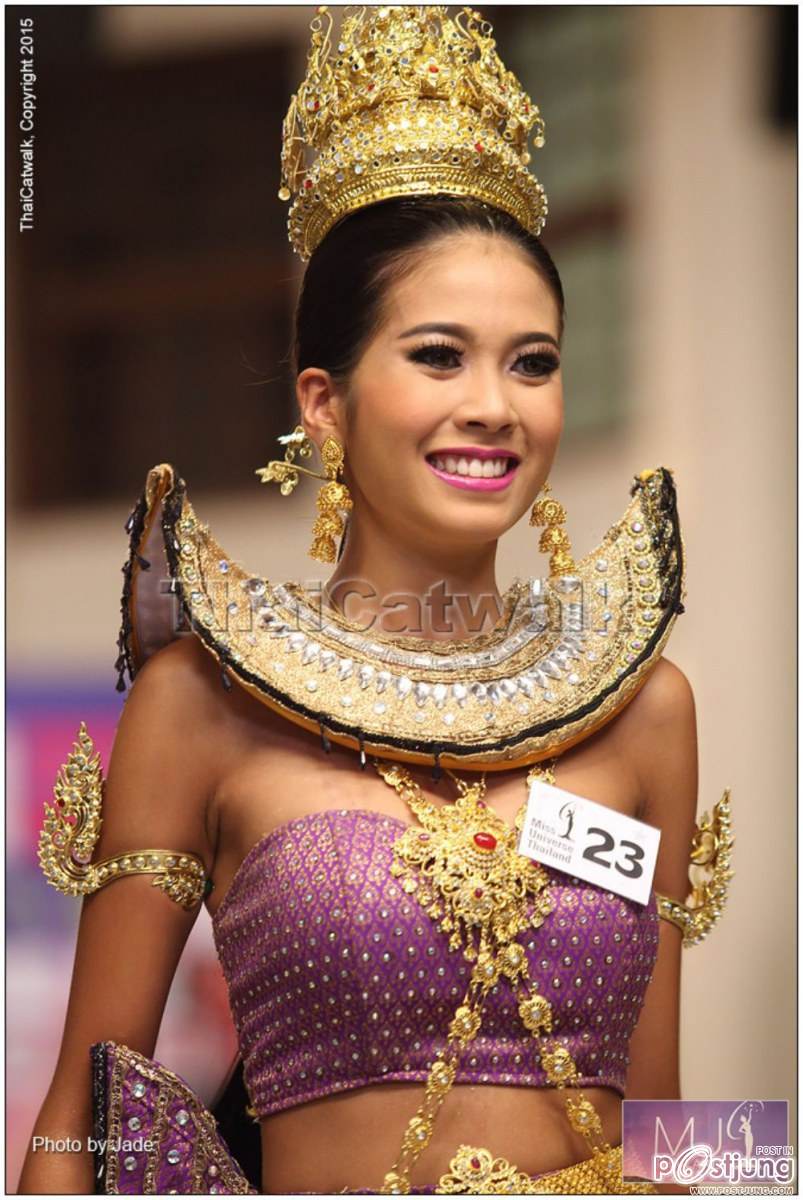 งดงาม อลังกว่าทุกปี สาวงาม  Miss Universe Thailand 2015 &ndash;รอบ Creative Thai