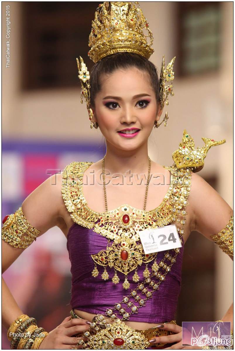 งดงาม อลังกว่าทุกปี สาวงาม  Miss Universe Thailand 2015 &ndash;รอบ Creative Thai