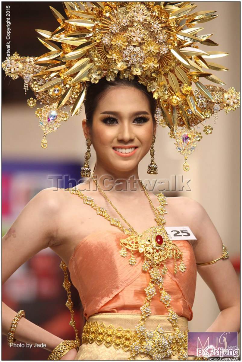 งดงาม อลังกว่าทุกปี สาวงาม  Miss Universe Thailand 2015 &ndash;รอบ Creative Thai