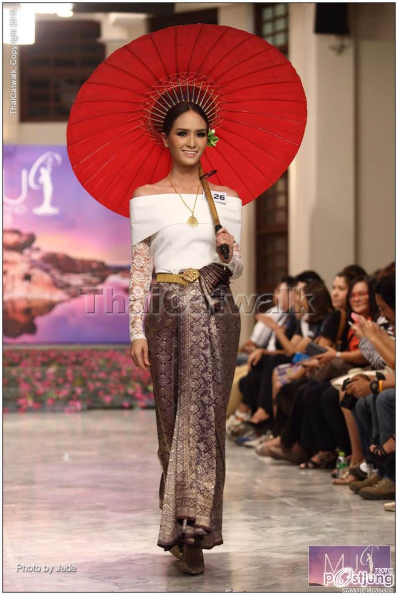 งดงาม อลังกว่าทุกปี สาวงาม  Miss Universe Thailand 2015 &ndash;รอบ Creative Thai
