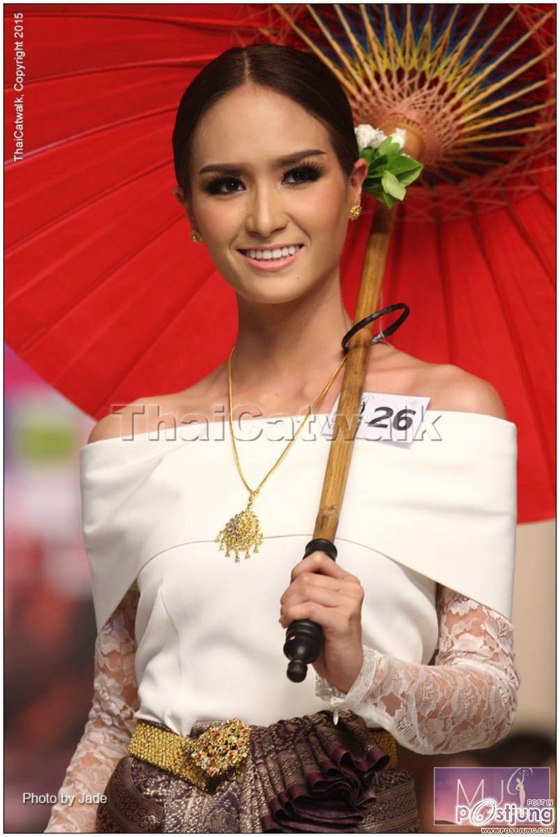 งดงาม อลังกว่าทุกปี สาวงาม  Miss Universe Thailand 2015 &ndash;รอบ Creative Thai