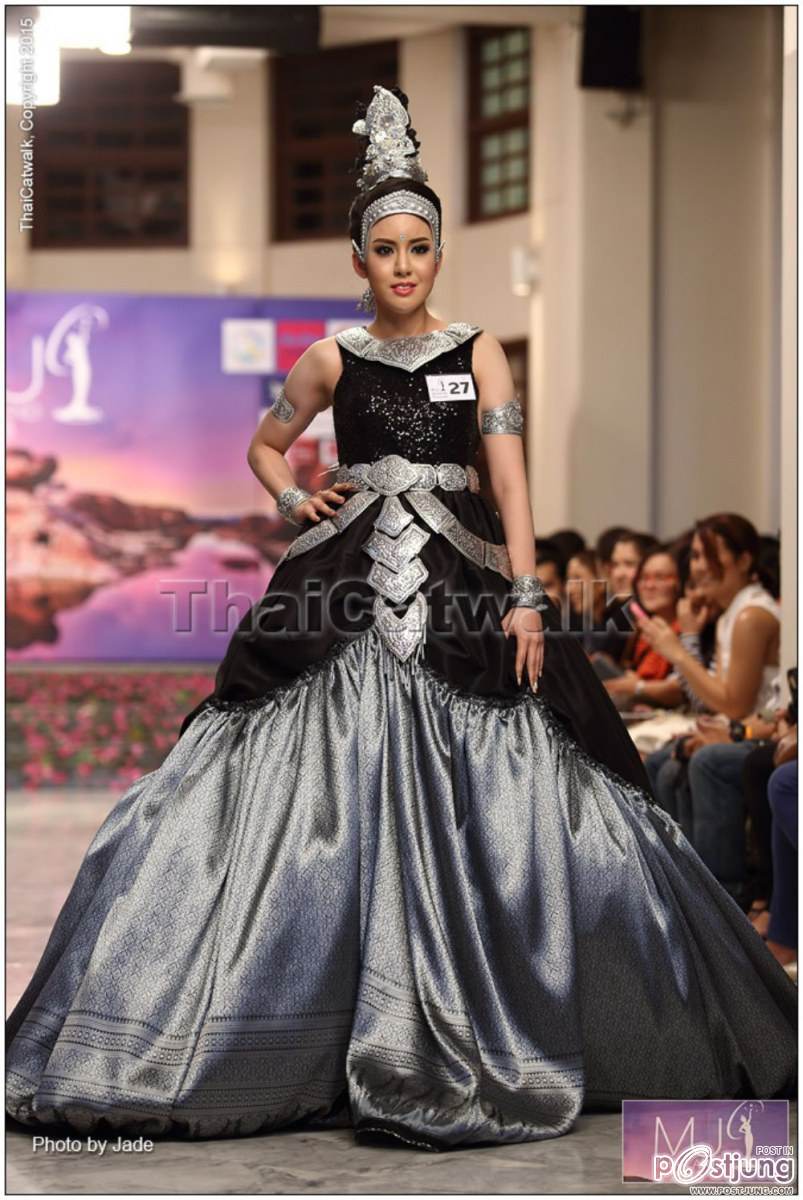 งดงาม อลังกว่าทุกปี สาวงาม  Miss Universe Thailand 2015 &ndash;รอบ Creative Thai