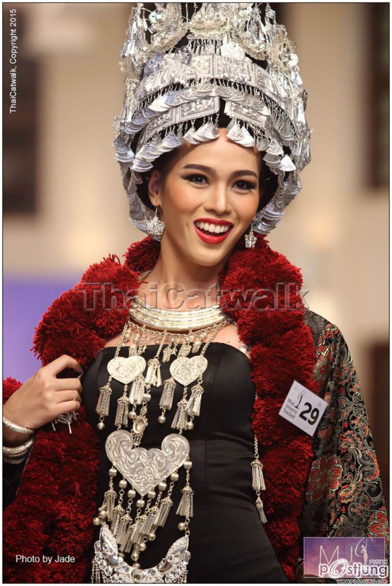 งดงาม อลังกว่าทุกปี สาวงาม  Miss Universe Thailand 2015 &ndash;รอบ Creative Thai