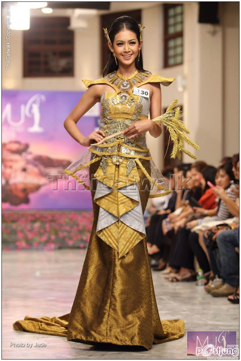 งดงาม อลังกว่าทุกปี สาวงาม  Miss Universe Thailand 2015 &ndash;รอบ Creative Thai