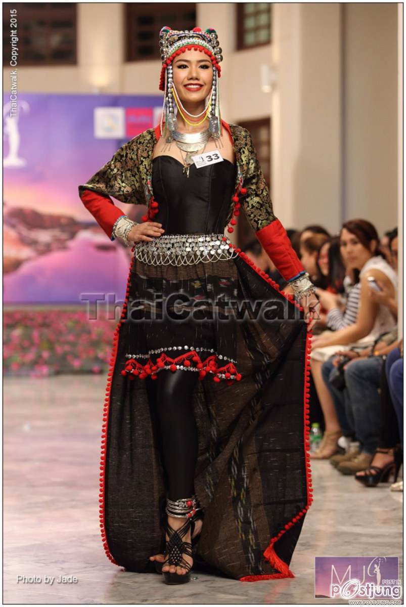 งดงาม อลังกว่าทุกปี สาวงาม  Miss Universe Thailand 2015 &ndash;รอบ Creative Thai
