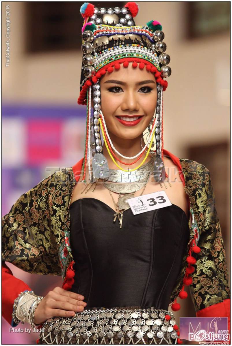 งดงาม อลังกว่าทุกปี สาวงาม  Miss Universe Thailand 2015 &ndash;รอบ Creative Thai