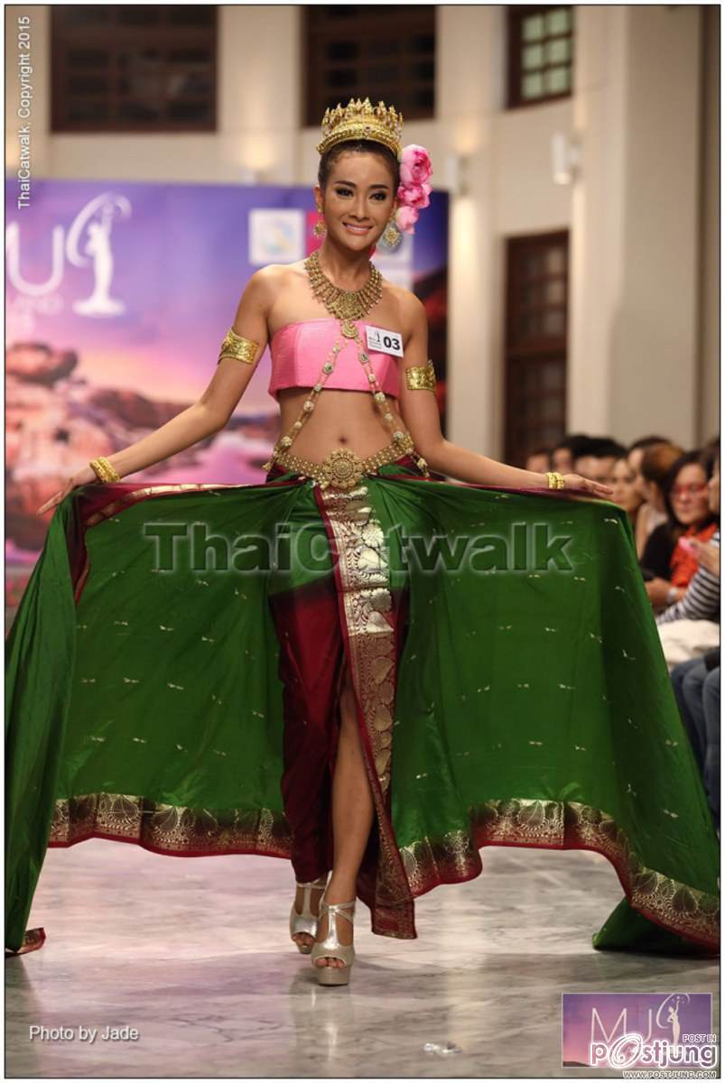 งดงาม อลังกว่าทุกปี สาวงาม  Miss Universe Thailand 2015 &ndash;รอบ Creative Thai