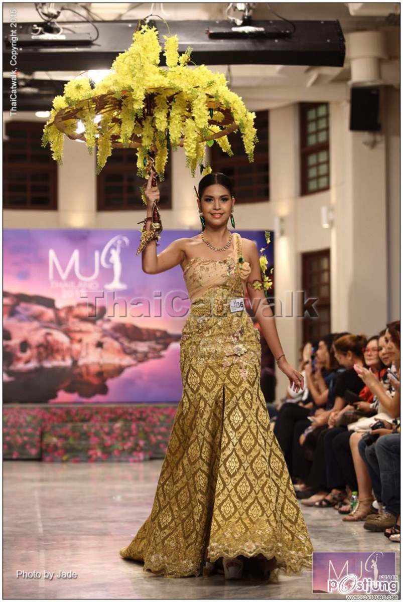 งดงาม อลังกว่าทุกปี สาวงาม  Miss Universe Thailand 2015 &ndash;รอบ Creative Thai