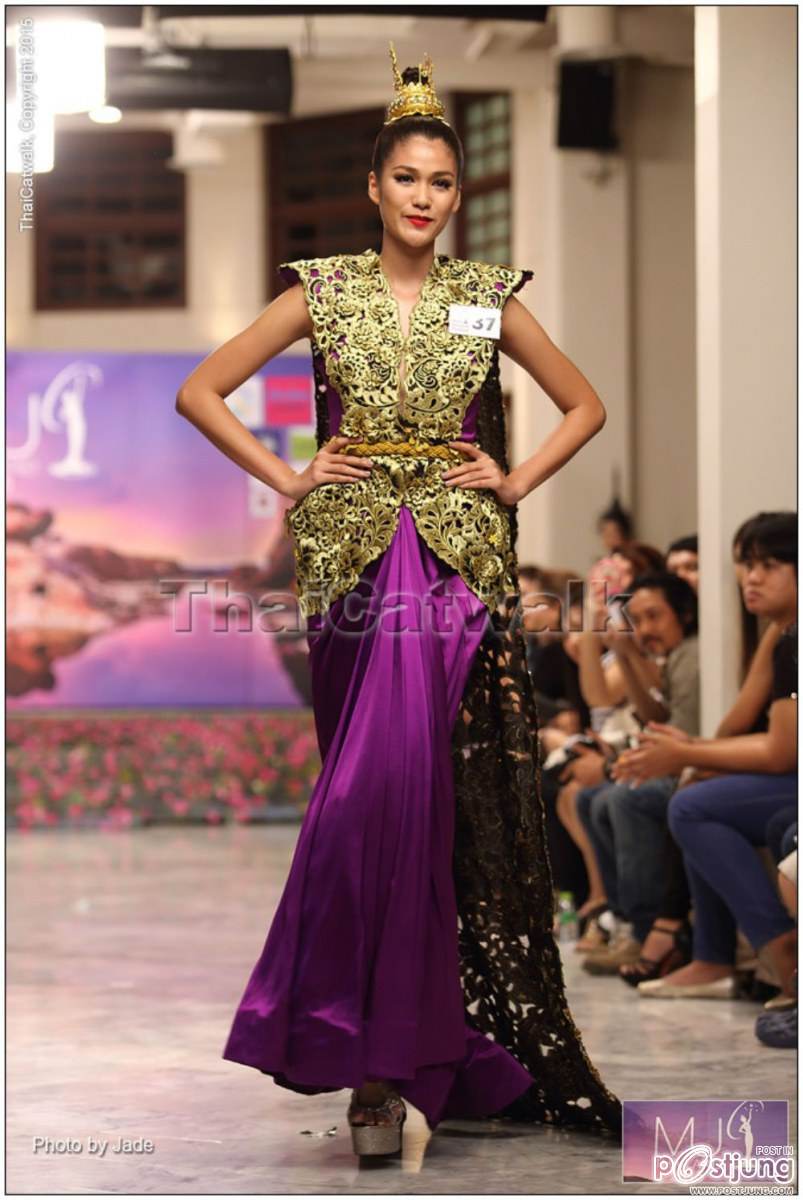 งดงาม อลังกว่าทุกปี สาวงาม  Miss Universe Thailand 2015 &ndash;รอบ Creative Thai