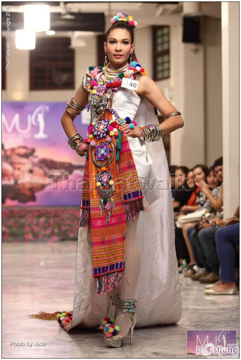 งดงาม อลังกว่าทุกปี สาวงาม  Miss Universe Thailand 2015 &ndash;รอบ Creative Thai
