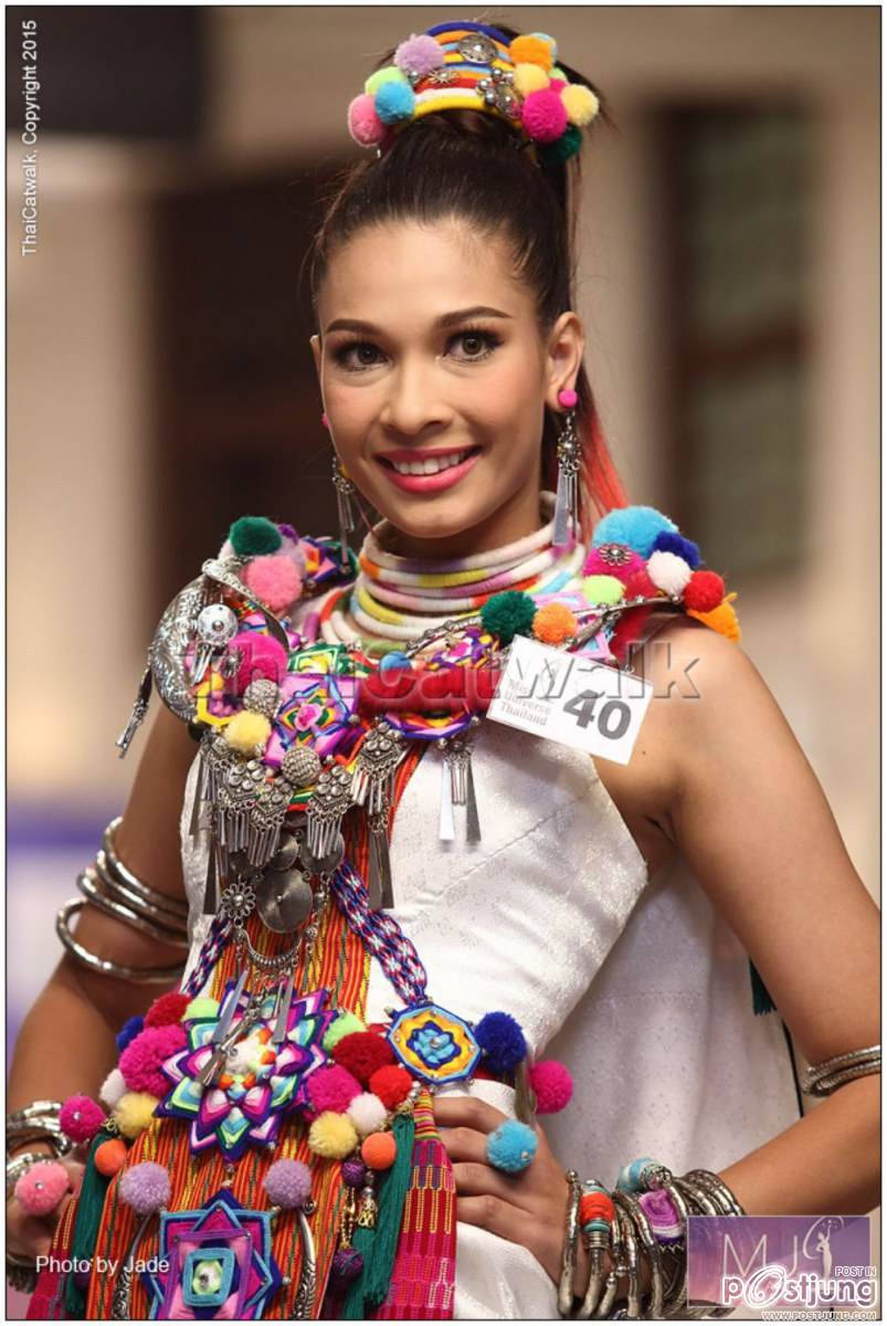 งดงาม อลังกว่าทุกปี สาวงาม  Miss Universe Thailand 2015 &ndash;รอบ Creative Thai