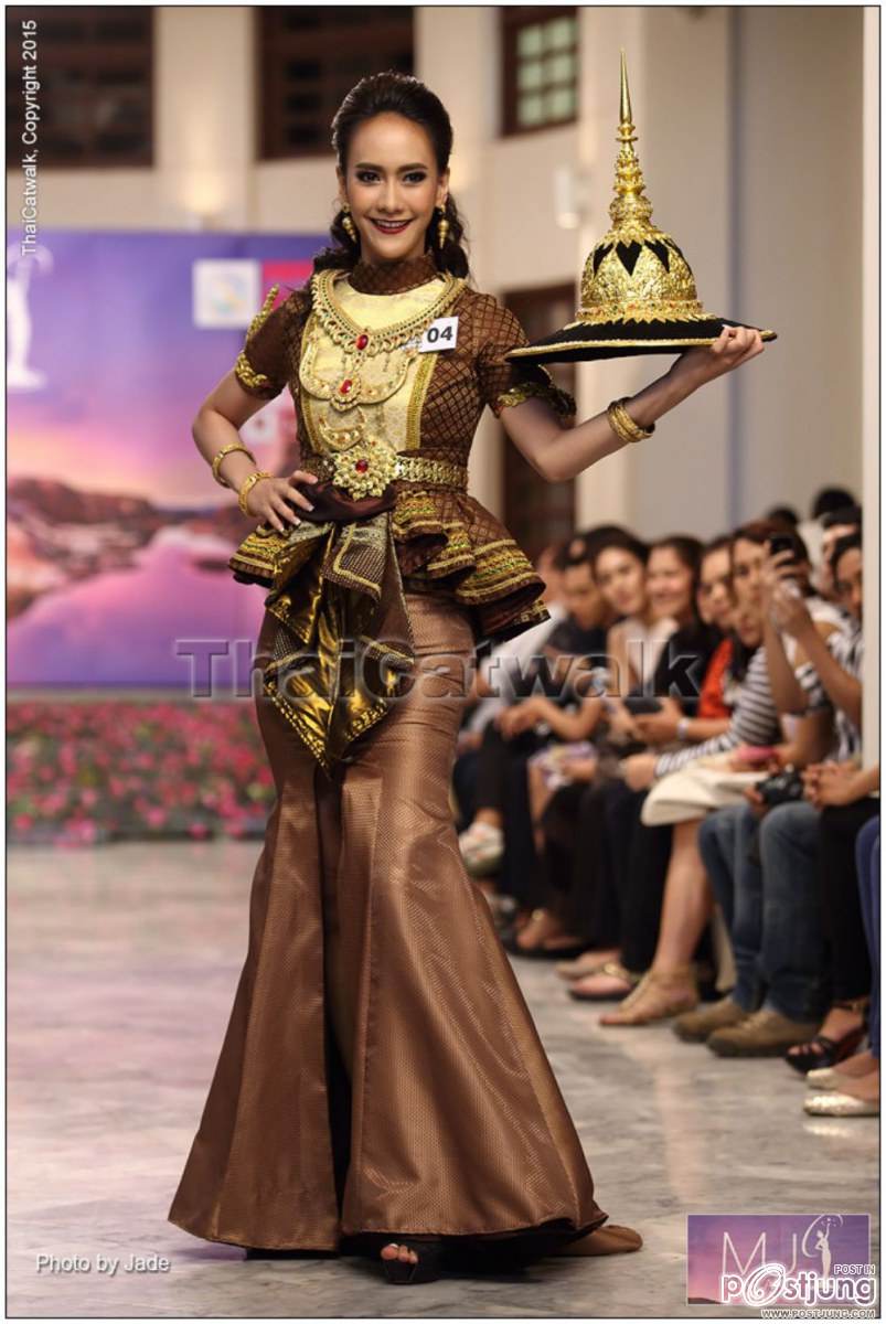 งดงาม อลังกว่าทุกปี สาวงาม  Miss Universe Thailand 2015 &ndash;รอบ Creative Thai