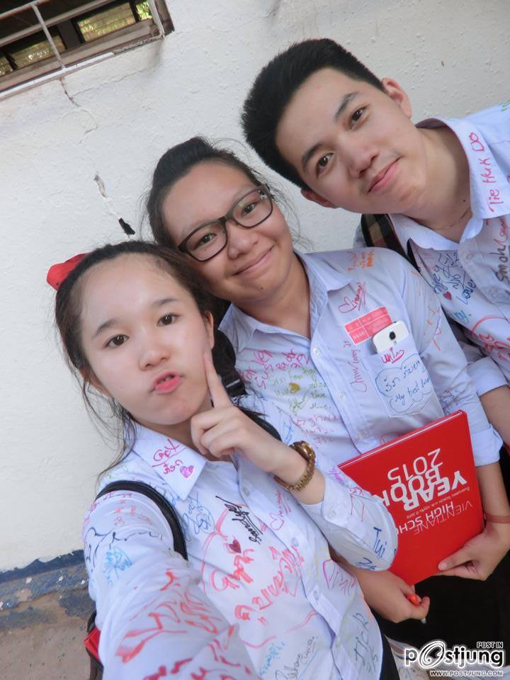 รวมรูปนักเรียนมัธยมปลายของลาวน่ารัก