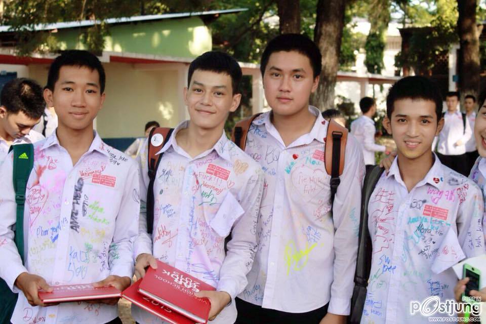 รวมรูปนักเรียนมัธยมปลายของลาวน่ารัก