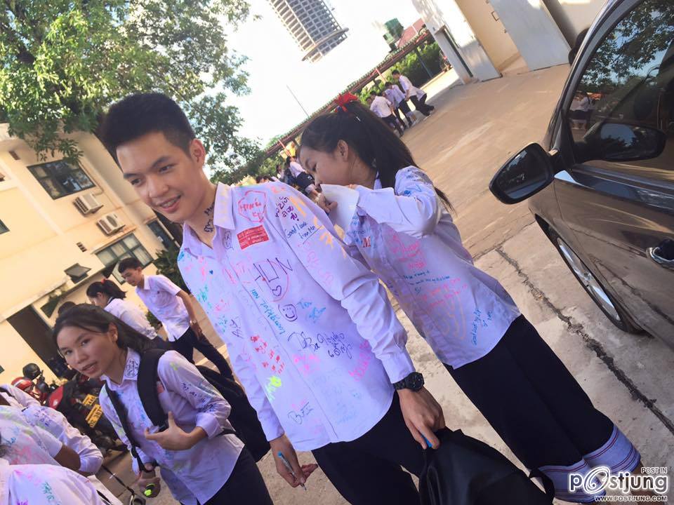 รวมรูปนักเรียนมัธยมปลายของลาวน่ารัก